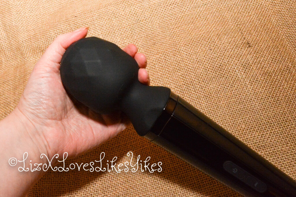 Paloqueth Cordless Handheld Wand Massager The bulb fits my hand exactly. Copyright LizXLikes 2019
