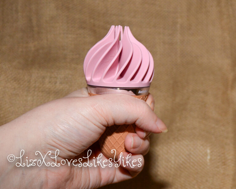 Review of Satisfyer Sweet Treat LayonVibrator Copyright Liz BlackX