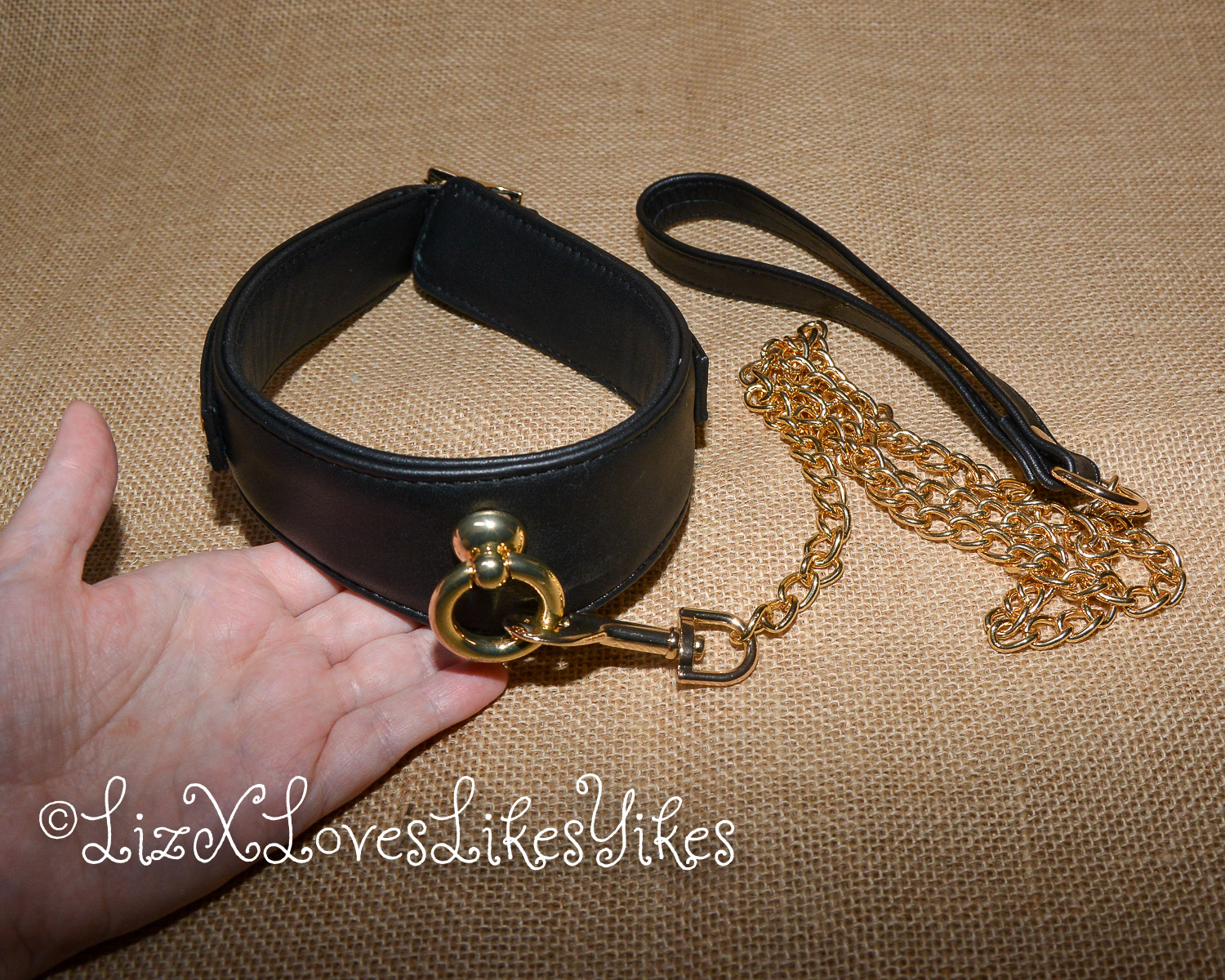 Review of Liebe Seele Dark Secret Deluxe Curved Collar with Chain Leash and Lock