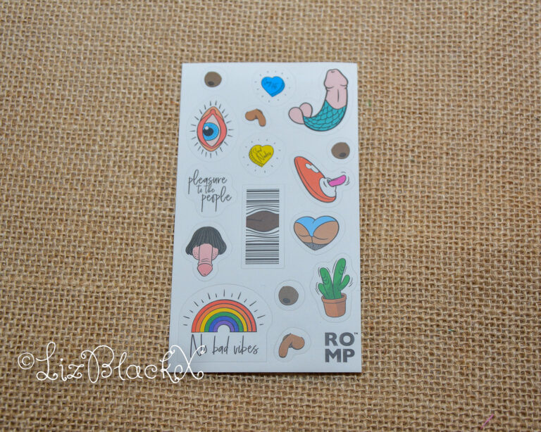 Review of the Dash by Romp Toys Copyright Liz BlackX The stickers included in the package :)