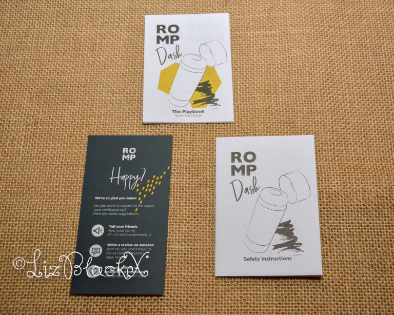 Review of the Dash by Romp Toys Copyright Liz BlackX