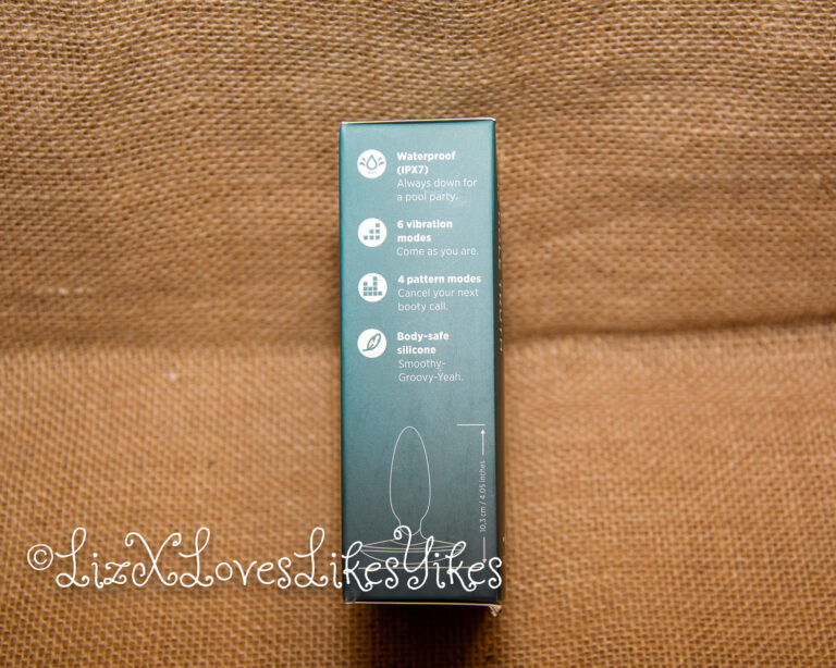 Review of the Bass anal vibrator by Romp Toys Copyright Liz BlackX