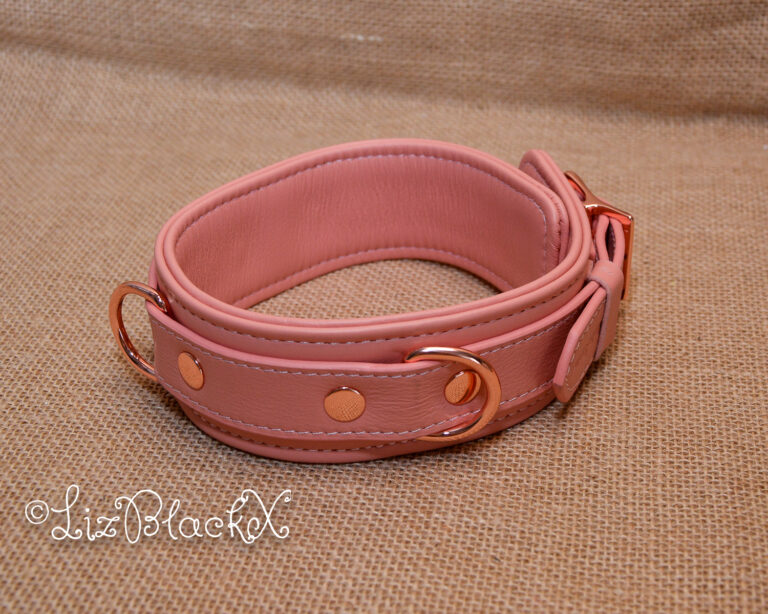 Review of the Pink Dream Leather Collar with Leash by Liebe Seele Copyright Liz BlackX