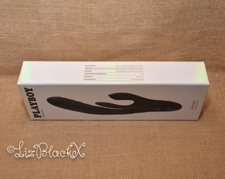 Review of the Playboy Rapid Rabbit Thrusting Vibrator with Flapping Shaft Copyright Liz BlackX