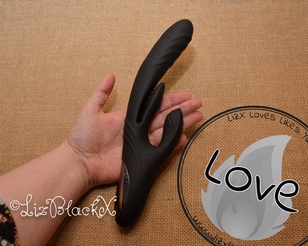 Review of the Playboy Rapid Rabbit Thrusting Vibrator with Flapping Shaft Copyright Liz BlackX